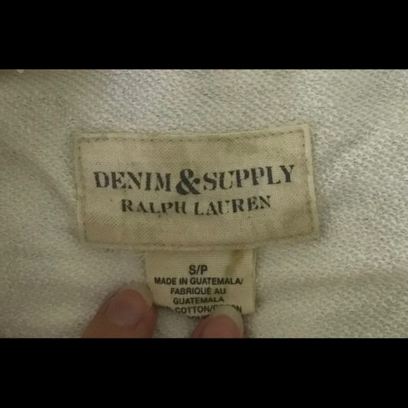 Denim and Supply Cropped Hoodie - Picture 3 of 3